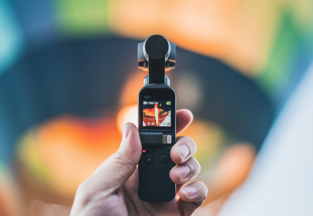 Journalist holding a recorder during an interview