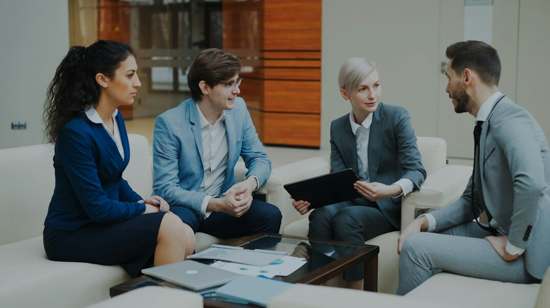 corporate office meeting